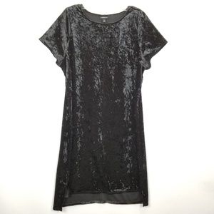 Torrid black velvet dress